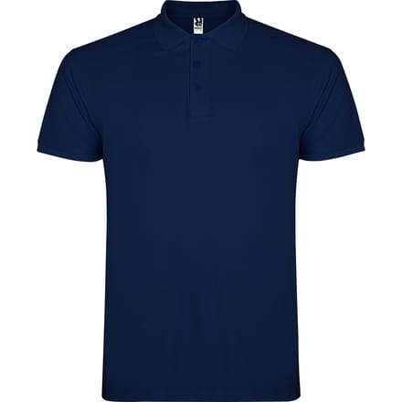 Roly Heren Ster Poloshirt (Marineblauw)