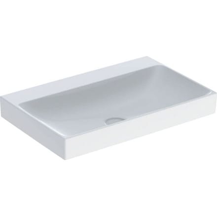 Geberit ONE washbasin 75 cm, vertical outlet, without tap hole, without overflow 505.021.01.2