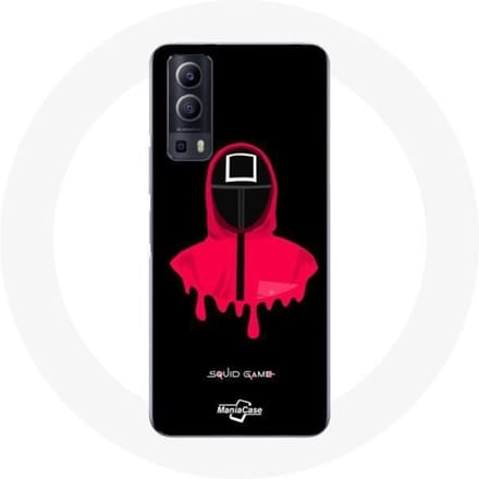 Vivo Y72 hoesje Squid Game vierkant masker