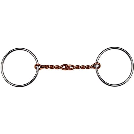 2 ring bit voor gedraaide paarden Feeling