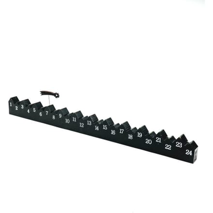HV Xmas Advent Houses Countdown Calender - Black White | Kerst | Aftelkalender | Advent