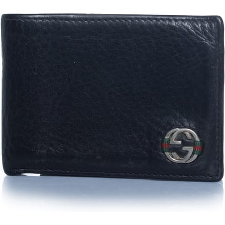 Gucci, zwarte leren portemonnee