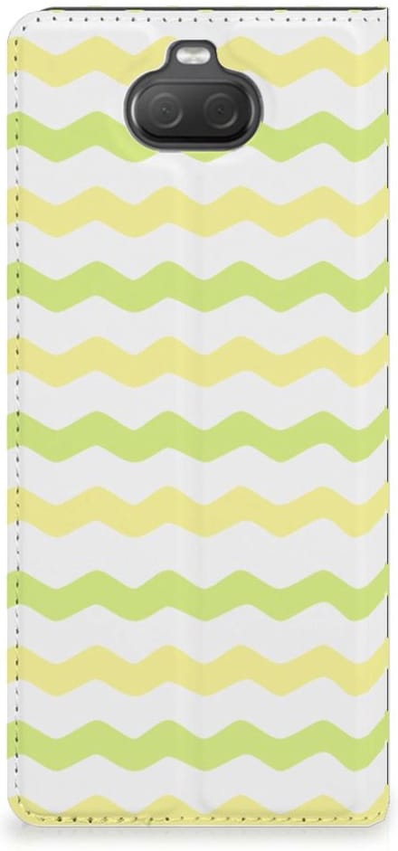 Sony Xperia 10 Hoesje met Magneet Waves Yellow
