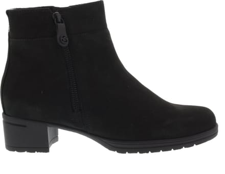 Dames Enkellaars Hartjes Hip/hop Boot Schwarz Zwart - Maat 5