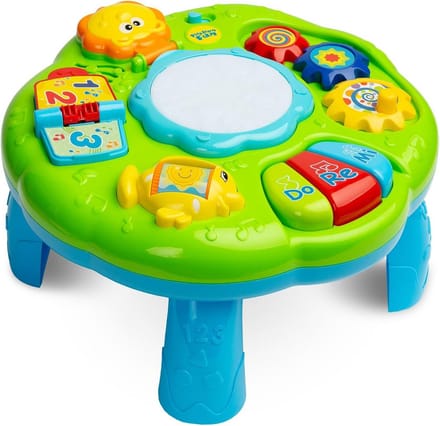 Educatieve Muzikale Zoo Activiteitentafel - 3-in-1 Leren Door Spel