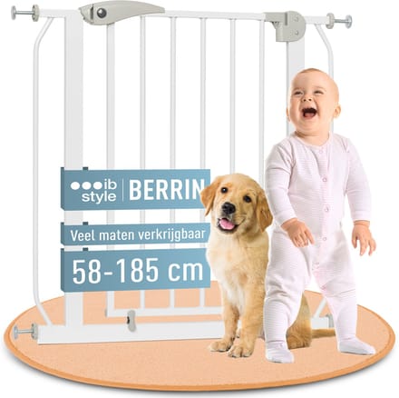 ib style Berrin Traphekje - Klembevestiging - Zonder Boren - 75-85 cm - Wit