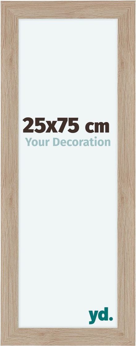 Your Decoration - Fotolijst 25x75 cm - MDF - Eiken Licht - Como
