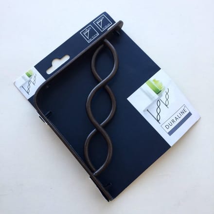 Plankdragers Set - Wandsteunen - Opbergen Thuis - Stevig Metaal - 14.5 x 14.5 cm - Antiek Brons
