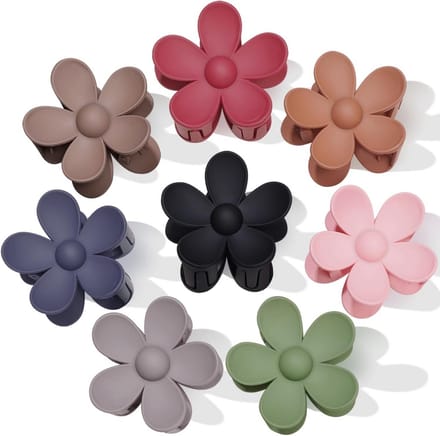 Grote Haarklemmen Set Antislip 8 Stuks voor Dik en Dun Haar