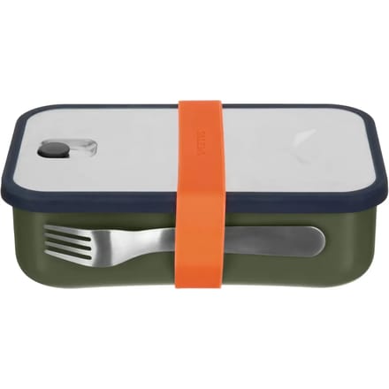 SALEWA lunchdoos Puez Lunch Box Dark Olive donkergroen