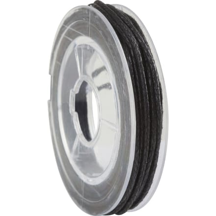 Koord imitatieleer rond zwart 1 Millimeter 5 Meter