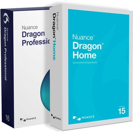 Nuance Dragon Professional Individual 16 Upgrade + Dragon Home 15 Spaans