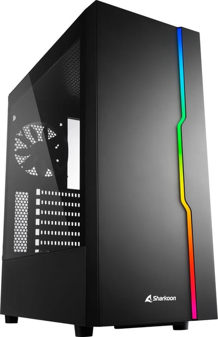 Sharkoon RGB Schuifregelaar - MDT - ATX - Case - Tower - Zwart