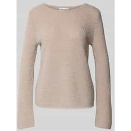Regular fit gebreide pullover van scheerwolmix met alpaca