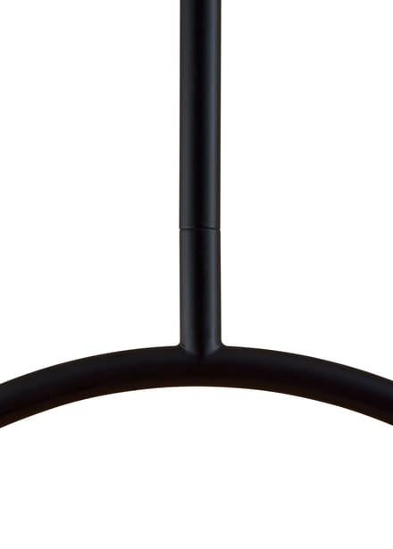 Hanglamp AYTM Grasil LED, zwart, marmer, hoogte 97 cm