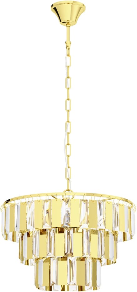 EGLO Erseka Hanglamp - E14 - Staal|Glas - Goud