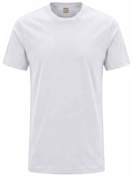 Alan Red Venice T-Shirt Heavy Jersey Wit - Maat S - Heren - Basic T-shirt