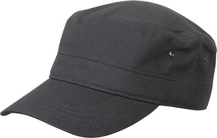 Myrtle Beach Volwassenen Unisex Militaire Kap (Antracietgrijs)