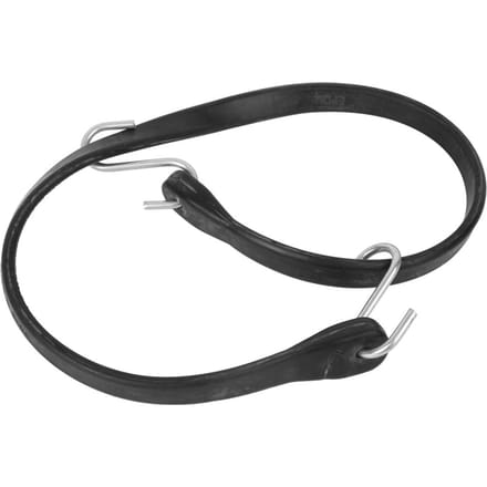 Sangle d'arrimage multifonctionnelle en caoutchouc pour l'extérieur, corde de fixation pour l'escalade, le camping 31 pouces black