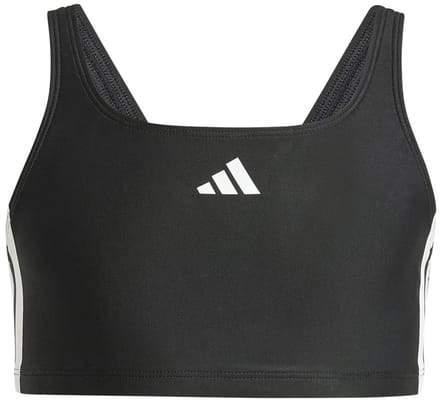 Adidas Performance 3-Stripes V-Back Bikini Kids - Kinderen - Zwart