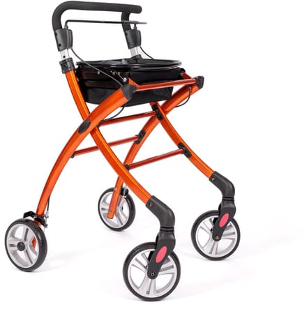 Wheelzahead - Wheelzahead Indoor rollator 2.0 - Pumpkin Orange