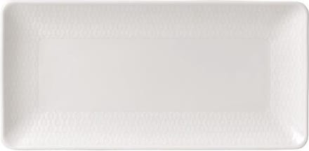 Wedgwood - Gio Serveerschaal rechthoekig - 21cm - Wit