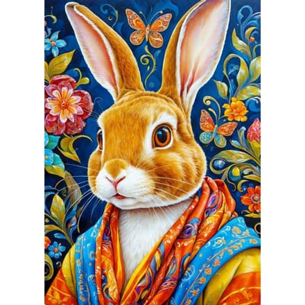 Enjoy Puzzle legpuzzel Cool Rabbit - 1000 stukjes puzzelplezier.