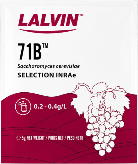 Gedroogde gist 71B™ - Lalvin™ - 5 g