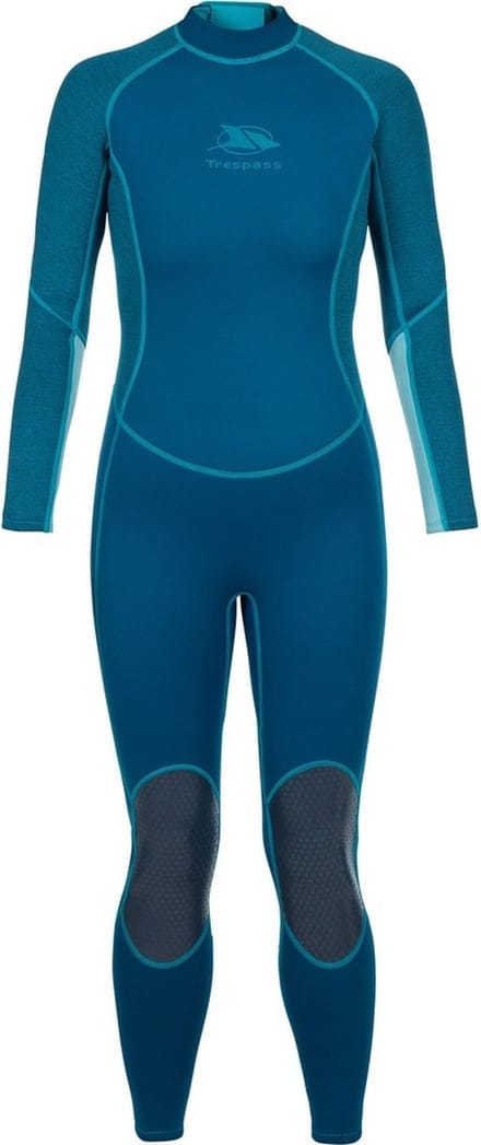 Trespass dameswetsuit Lox - Dames 3 mm volledig wetsuit Cosmic Blue Marl