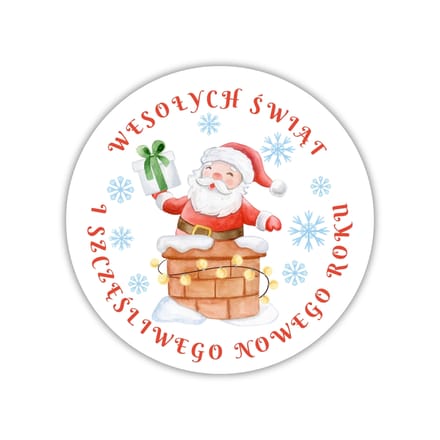 TopWosk - Kerststickers - Voor Kaarsen - 5 cm - 20 stuks