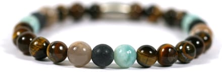 IbizaMen - Heren armband edelsteen color