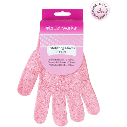brushworks Exfoliating Gloves 3 st