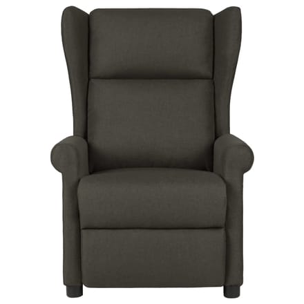 vidaXL - Fauteuil - verstelbaar - stof - taupe