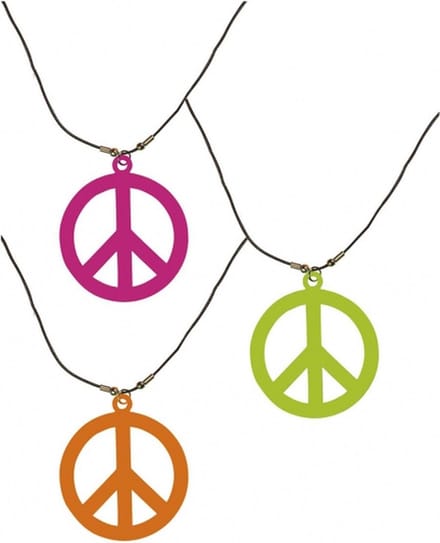 Neon hippie ketting Groen