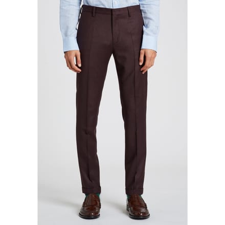 Paul Smith Trouser Very Dark Red Taglia: W28 | Pantaloni da completo Outlet | Uomo | Rosso