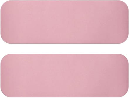 Loopbandmat - Onderlegger Trainingsmat - Bescherming Vloer - Verbeterde Schokabsorptie - 80x25cm - Roze
