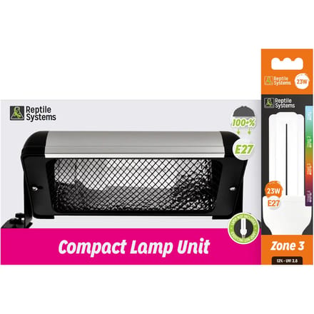 As Reptile Compact Lamp Pro Serie 3U D3+ 12% UVB 23 W
