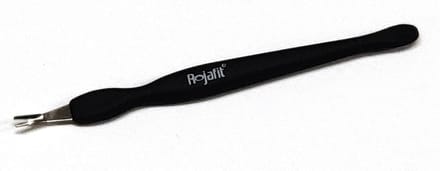 Rojafit Professioneel Nagelhuidmesje - Softgrip - 11,5 cm.- Zwart