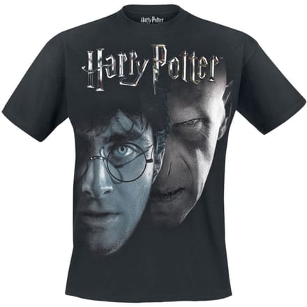 Harry Potter T-shirt - Shadow Faces - S tot 4XL - voor Mannen - zwart