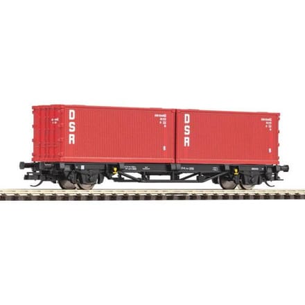 Piko TT 47727 TT containerwagen 2X20' DSR van de DR