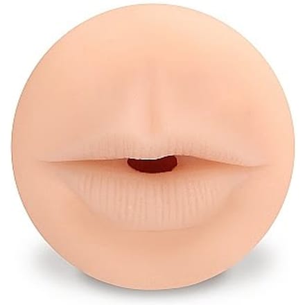 Self Lubrication Masturbator Mondje - Flesh
