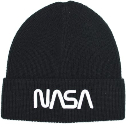 NASA Beanie Muts - Embroidery Zwart - Unisex - one size