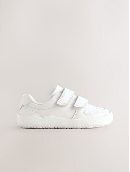 Next - Jongens - Leren Barefoot-sneakers met klittenbandsluiting - Wit