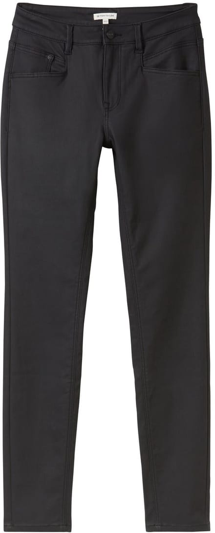 Tom Tailor - TTALEXA skinny jeans met coating - Maat 30/32 - deep black
