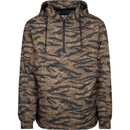 Urban Classics - Tiger Camo Pullover Jas - L - Groen/Bruin