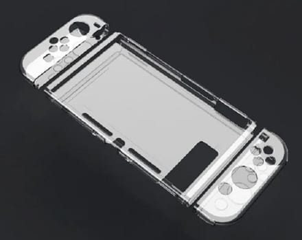 Finnacle - Softcase geschikt voor Nintendo Switch - Beschermhoes - Transparant - Zacht