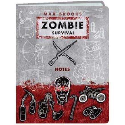Zombie Survival Notes Mini Journal - Max Brooks