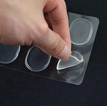 New Age Devi - "12x Hielbeschermers: Voorkom Blaren - Transparant, Siliconen, Anti Slip"