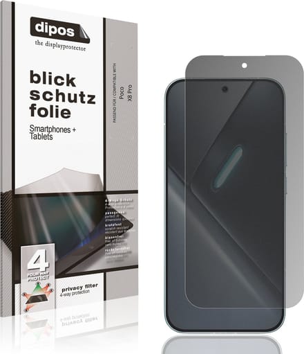 dipos – Matte Privacy Screenprotector geschikt voor Poco X8 Pro | Anti-Spy Beschermfolie
