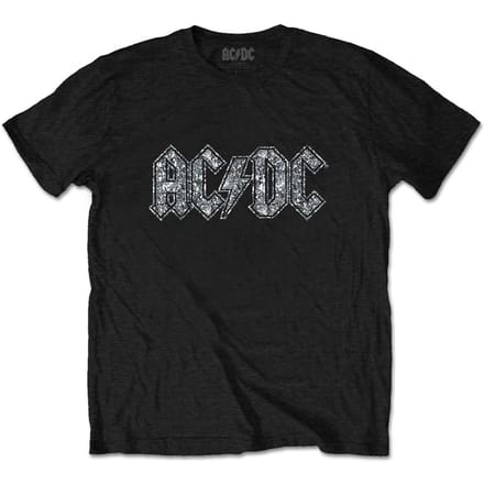 AC/DC Kinderen/Kinderen Diamante Logo T-Shirt (Zwart)